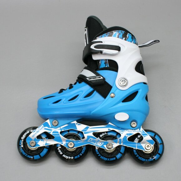 Metroller Kid's 11-12-1 Adjustable Light Up Wheels Illuminated Inline Skates - Picture 2 of 9